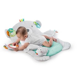 BRIGHT STARTS Tapis d'éveil Ours Polaire Tummy Time Prop & Play™