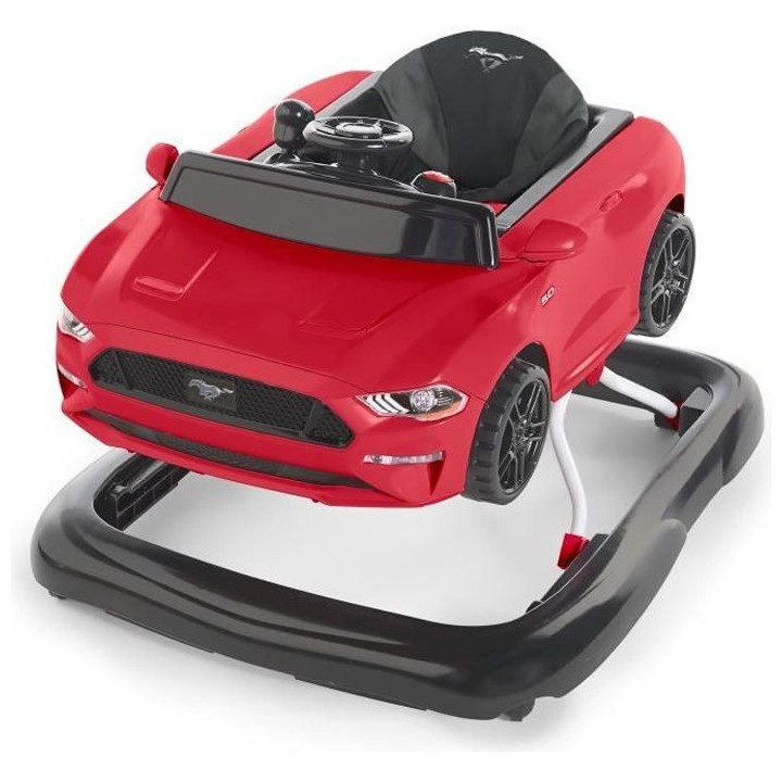 BRIGHT STARTS Totteur bébé 3 en 1 - voiture Ford - Rouge
