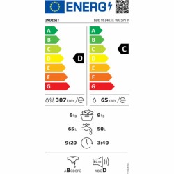 Laveuse - Sécheuse Indesit BDE961483XWKSPTN 9kg / 6kg Blanc 1400 rpm