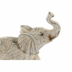 Figurine Décorative DKD Home Decor Beige Eléphant Colonial Décapé 30 x 40 cm 19 x 8 x 18 cm