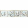 Cadre DKD Home Decor 55 x 4 x 55 cm Abstrait Moderne (4 Pièces)