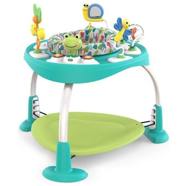 BRIGHT STARTS Trotteur/Table d'Activités 2-en-1 - Modele Vert