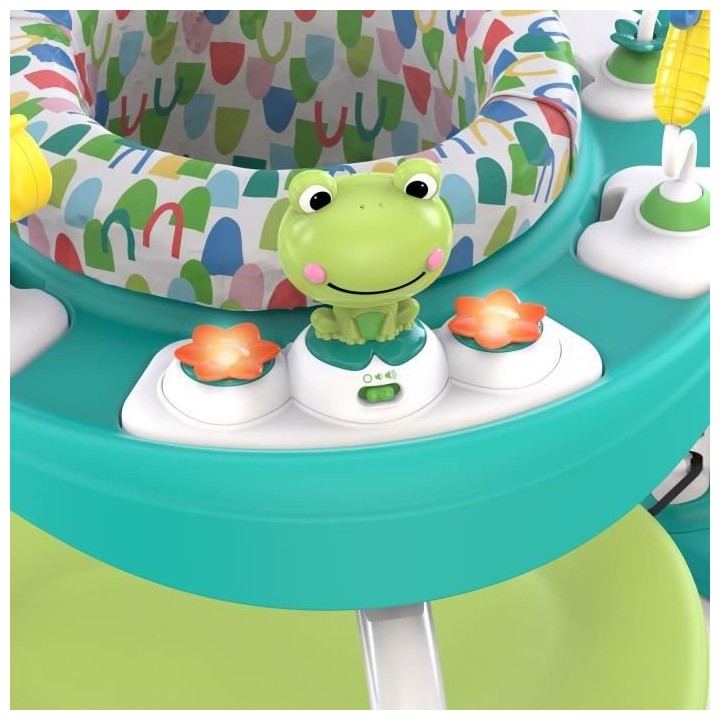 BRIGHT STARTS Trotteur/Table d'Activités 2-en-1 - Modele Vert