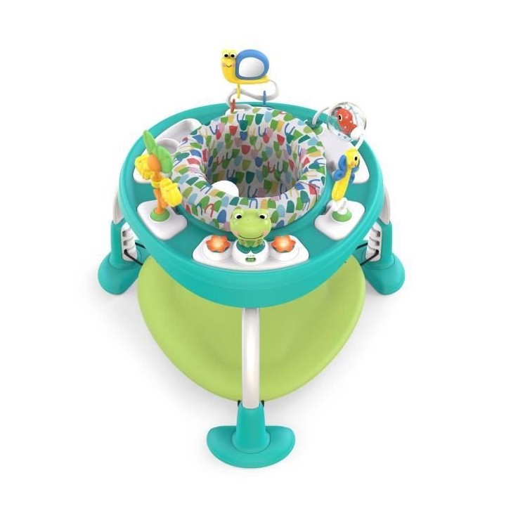 BRIGHT STARTS Trotteur/Table d'Activités 2-en-1 - Modele Vert