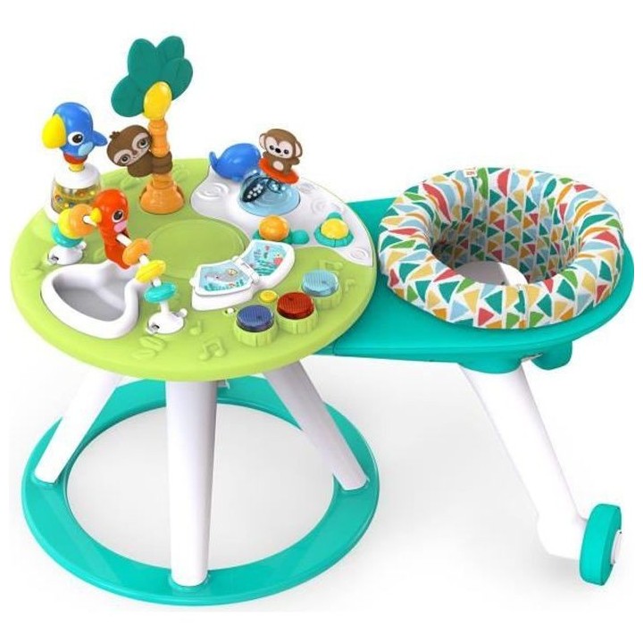 BRIGHT STARTS Aire d'éveil 2-en-1 Around We Go - Modele Vert