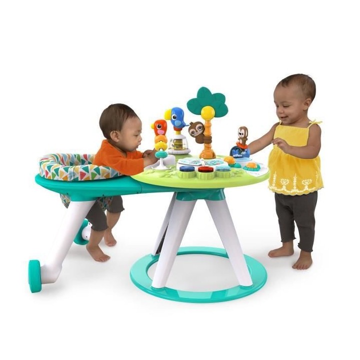 BRIGHT STARTS Aire d'éveil 2-en-1 Around We Go - Modele Vert