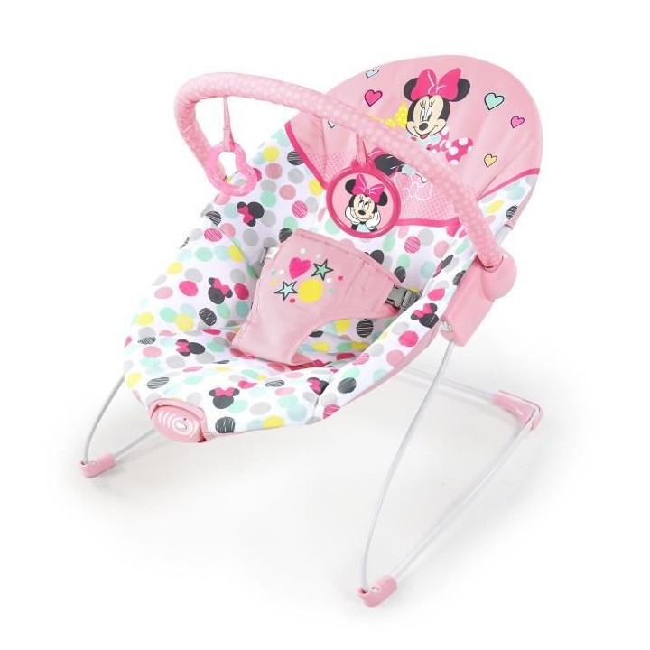 Disney Baby Transat Minnie Spotty Dotty avec vibrations et arche de je