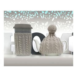 Lot Gris Théière 1 Tasse (2...