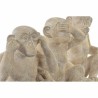 Figurine Décorative DKD Home Decor 19 x 17 x 25 cm Beige Colonial Singe (3 Pièces)