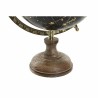 Globe terrestre DKD Home Decor 20 x 20 x 33 cm Noir Doré Marron Colonial