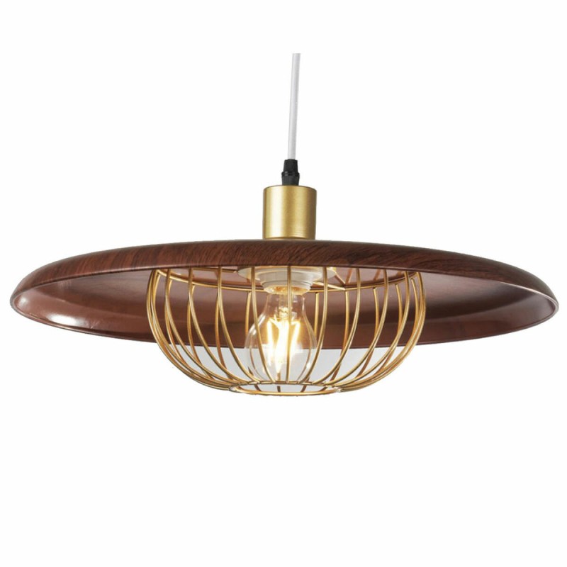 Suspension DKD Home Decor Marron Métal Doré (45 x 45 x 18 cm)