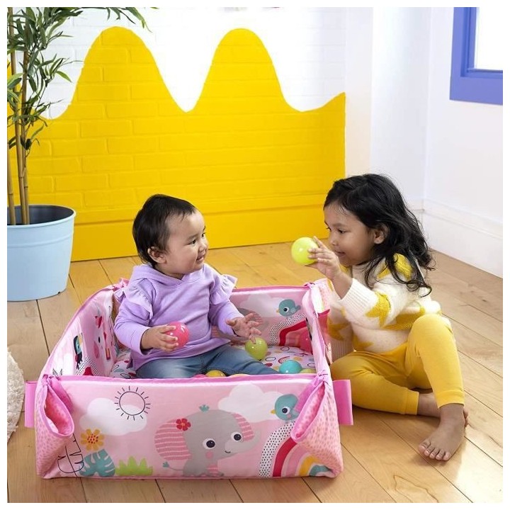 BRIGHT STARTS Tapis d'Eveil 5-en-1 Arc-en-ciel Tropical