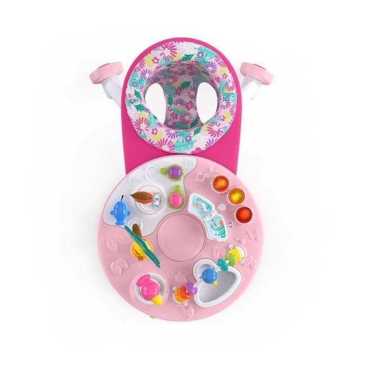 BRIGHT STARTS Aire d'éveil 2-en-1 Around We Go - Modele Rose