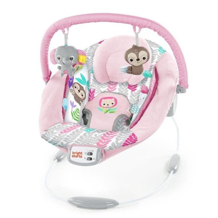 BRIGHT STARTS Transat Jungle Vines Rose