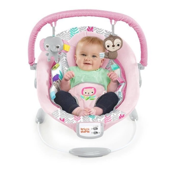 BRIGHT STARTS Transat Jungle Vines Rose