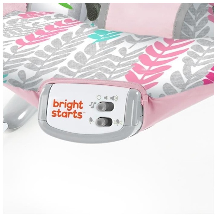 BRIGHT STARTS Transat Jungle Vines Rose