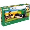 Brio World Train des Animaux de la Ferme  - Accessoire Circuit de train en bois - Ravensburger - Mixte des 3 ans - 33404