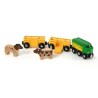 Brio World Train des Animaux de la Ferme  - Accessoire Circuit de train en bois - Ravensburger - Mixte des 3 ans - 33404