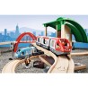 Brio World Circuit Plateforme Voyageurs - Coffret complet 42 pieces - Circuit de train en bois - Ravensburger - Des 3 ans - 3351