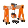 Brio World Grue-Portique - Accessoire pour circuit de train en bois - Ravensburger - Mixte des 3 ans - 33732