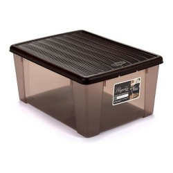 Boîte avec Couvercle Stefanplast 30850 29 x 17 x 39 cm Plastique Chocolat 15 L