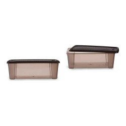 Boîte avec Couvercle Stefanplast 30830 19,5 x 11,5 x 33 cm Chocolat 5 L