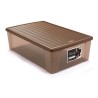 Boîte avec Couvercle Stefanplast Elegance 38,5 x 17 x 59,5 cm Beige Plastique