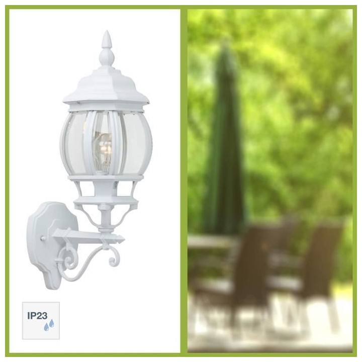 BRILLIANT - ISTRIA Applique extérieure - coloris blanc - aluminium/ve