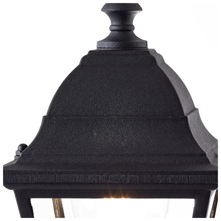 BRILLIANT - NEWPORT Borne extérieure - coloris noir - métal/verre E2