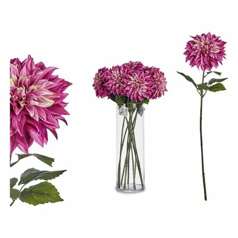 Fleur décorative Dahlia Papier Plastique 16 x 74 x 16 cm (16 x 74 x 16 cm)