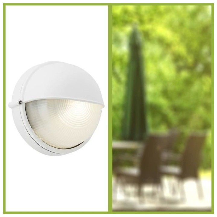 BRILLIANT - TWEETY Applique extérieure - coloris blanc - verre/métal