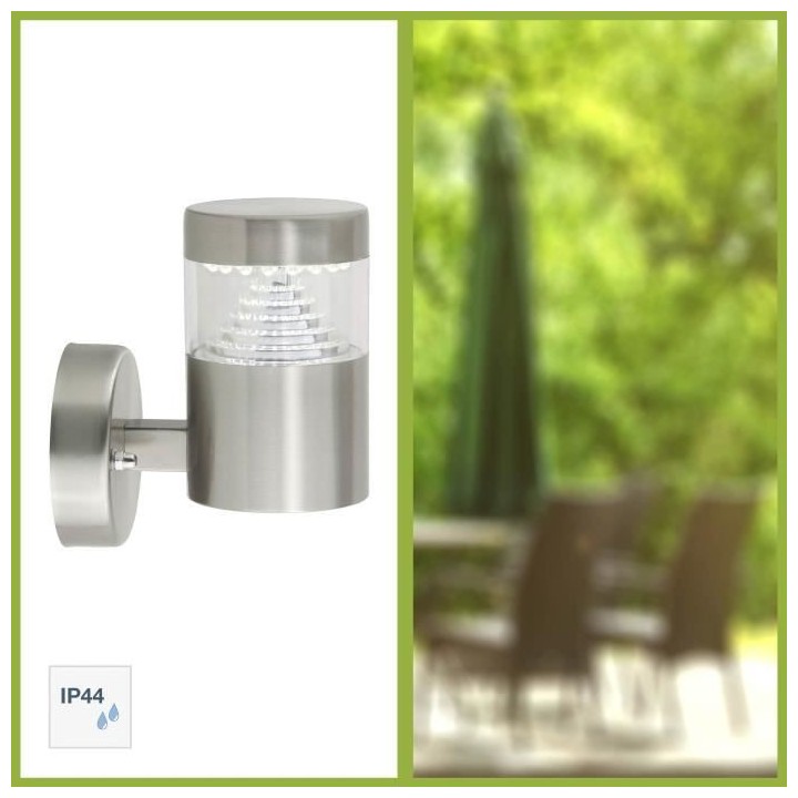 BRILLIANT - AVON Applique extérieure - coloris acier - acier special/