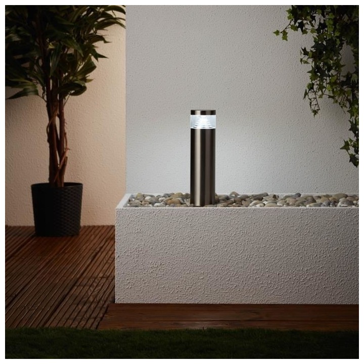 BRILLIANT - AVON Borne extérieure - coloris acier - acier special/pla