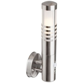 Applique exterieure avec detecteur GERNA Acier ampoule E27 max 8 W - B