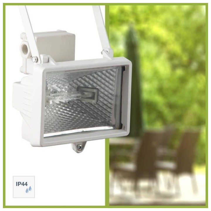 BRILLIANT - TANKO Applique extérieure - coloris blanc - métal/verre