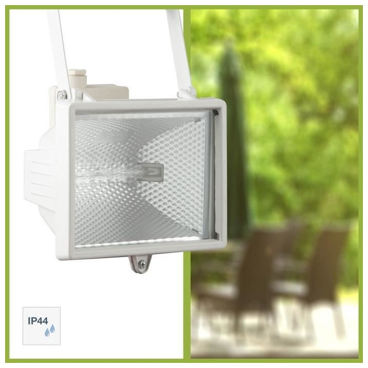 BRILLIANT - TANKO Applique extérieure - coloris blanc - métal/verre