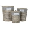 Panier à linge DKD Home Decor (3 pcs)