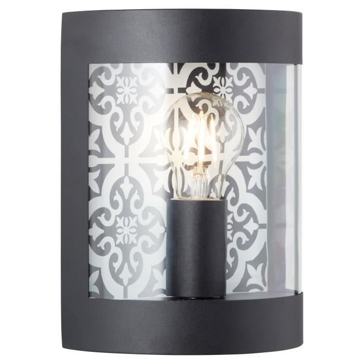 BRILLIANT - LISON Applique murale extérieure - coloris noir - métal