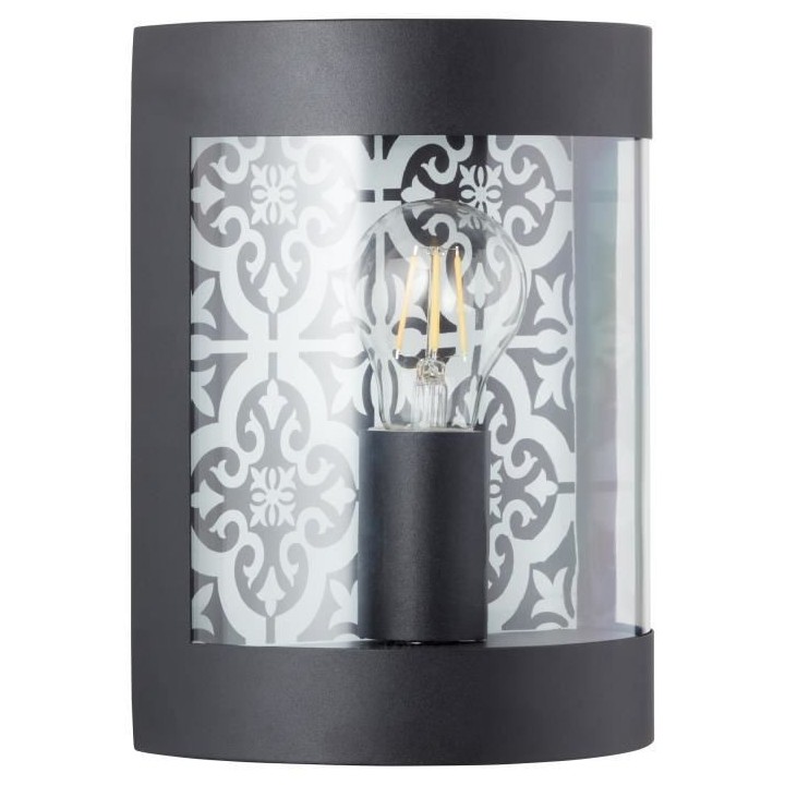 BRILLIANT - LISON Applique murale extérieure - coloris noir - métal