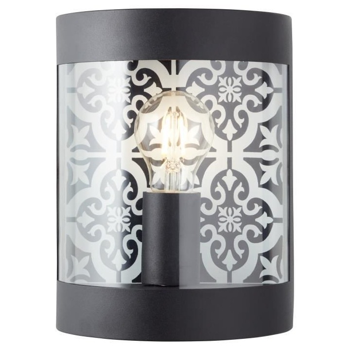 BRILLIANT - LISON Applique murale extérieure - coloris noir - métal