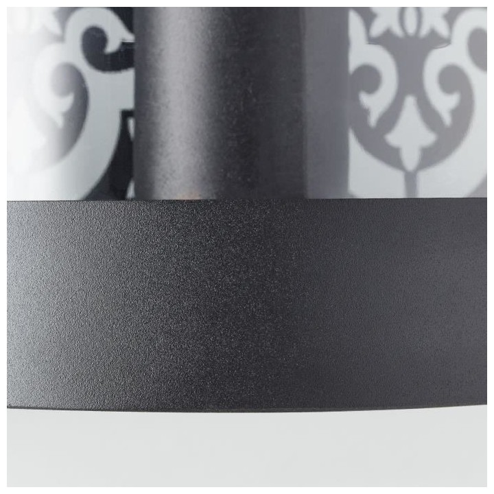 BRILLIANT - LISON Applique murale extérieure - coloris noir - métal