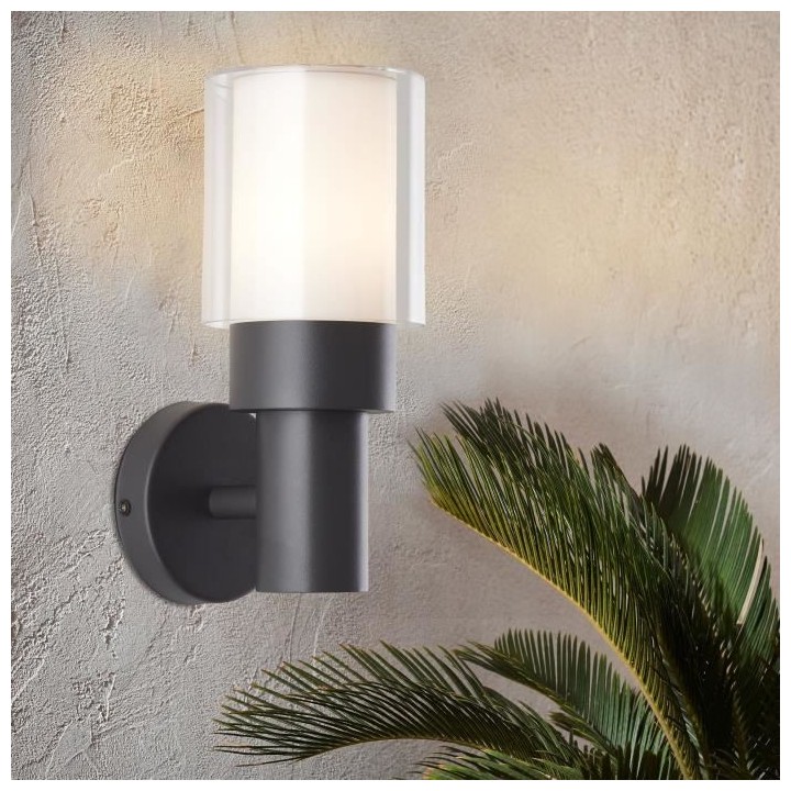 BRILLIANT - ARTHUS Applique extérieure - coloris anthracite - métal/