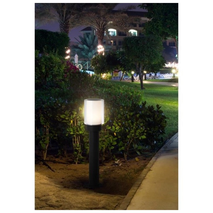 BRILLIANT - ARTHUS Borne extérieure - coloris anthracite - métal/pla