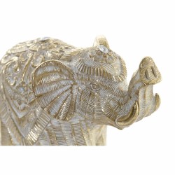 Figurine Décorative DKD Home Decor Doré Eléphant Colonial 17 x 7,5 x 15 cm