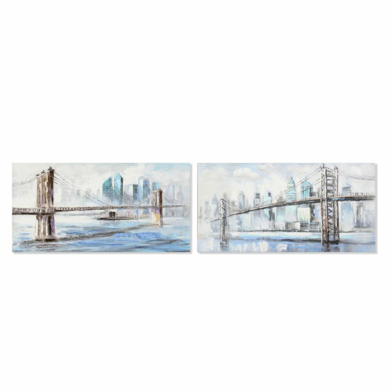 Cadre DKD Home Decor New York 120 x 3 x 60 cm Loft (2 Unités)