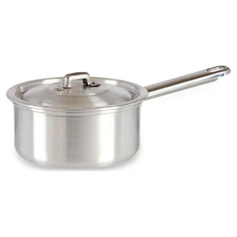 Casserole avec couvercle Argenté Aluminium 1 L (16 x 8 x 29 cm)