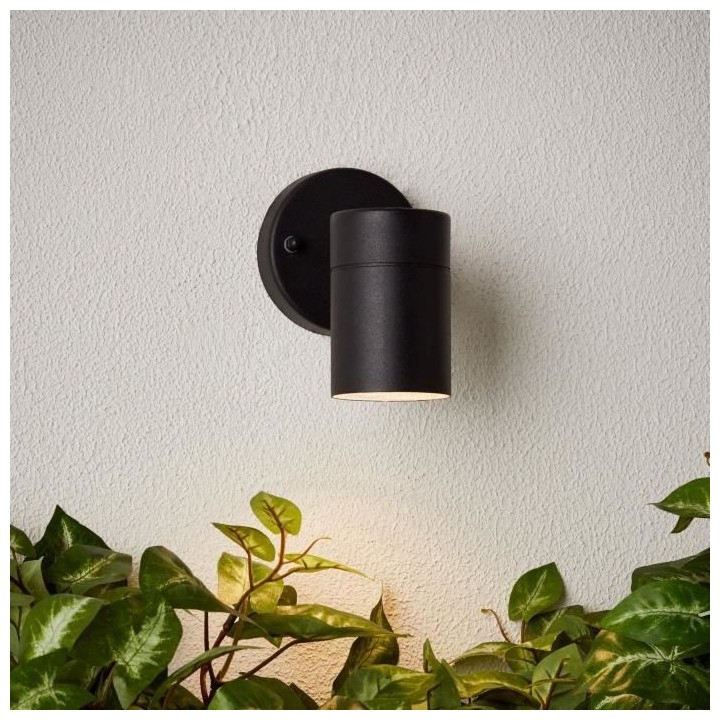 BRILLIANT - TRAVER Applique extérieure - coloris noir - métal/verre