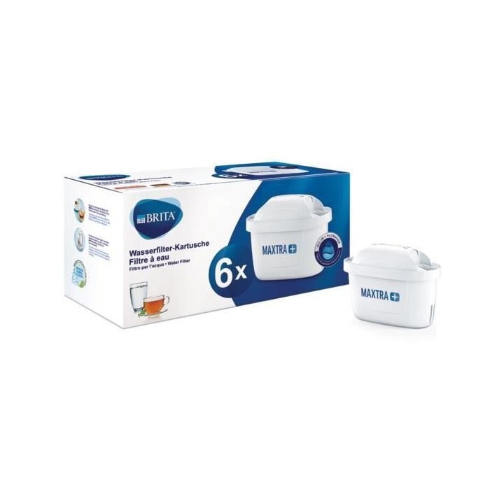 BRITA Pack de 6 cartouches MAXTRA+ pour carafes filtrantes