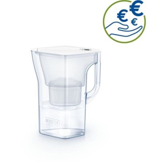 Carafe filtrante BRITA - Navélia blanche 3 cartouches MAXTRA+ incluse