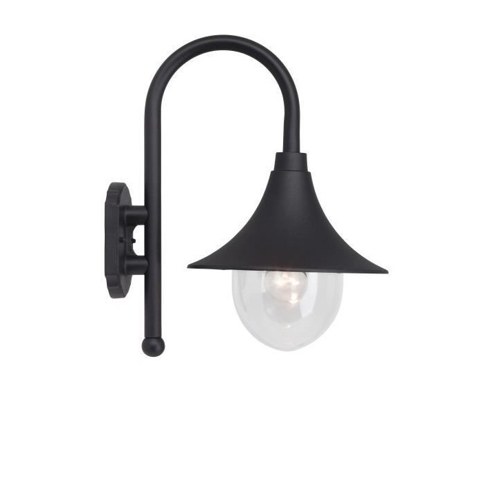 BRILLIANT - BERNA Applique extérieure - coloris noir - alu/matiere pl